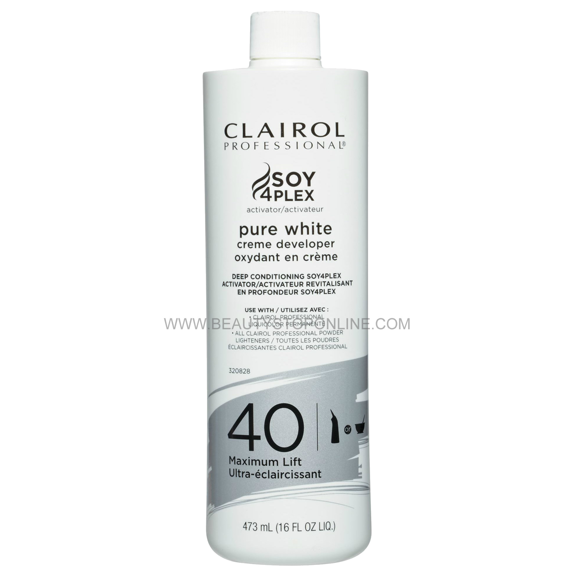 Clairol Pure White 40 Volume Creme Developer 16 oz